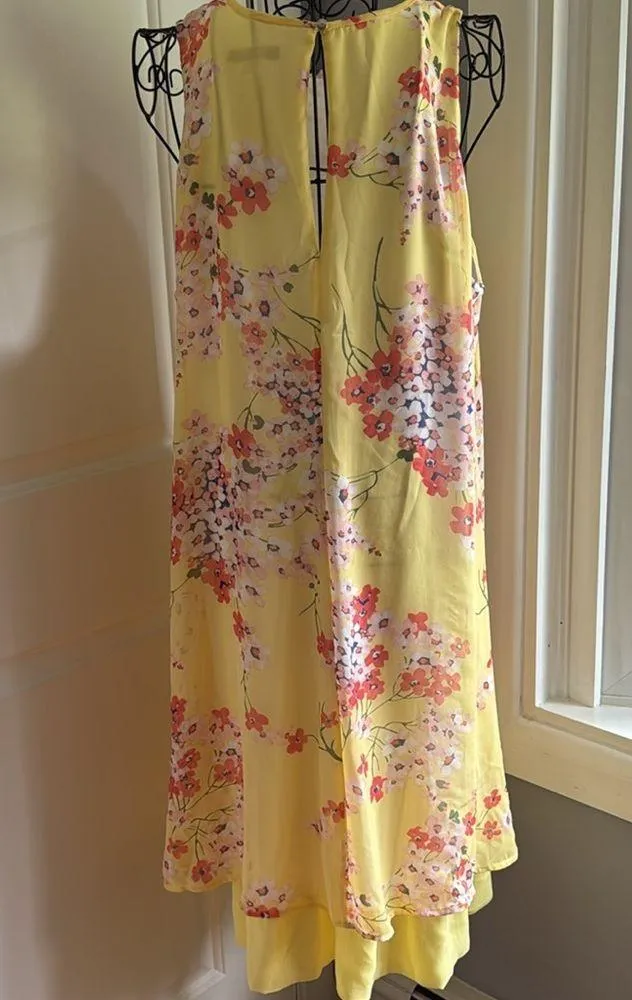 Tommy Hilfiger sleeveless floral chiffon dress - Image 4