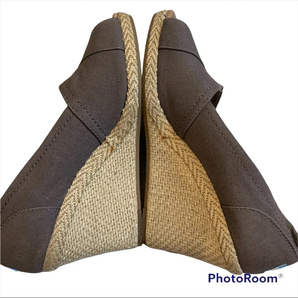 Toms Canvas Classic Wedges - Image 7