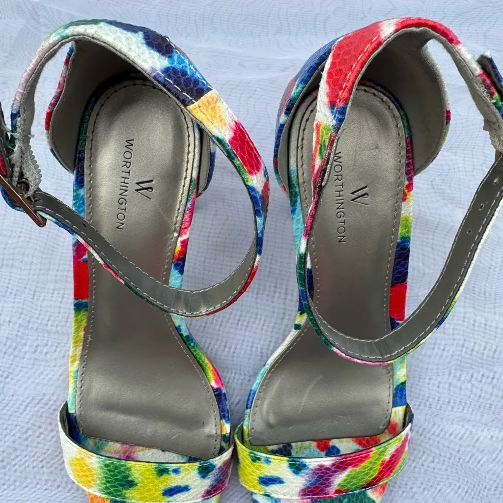 Worthington Colorful Patterned Women's Heels - Image 7