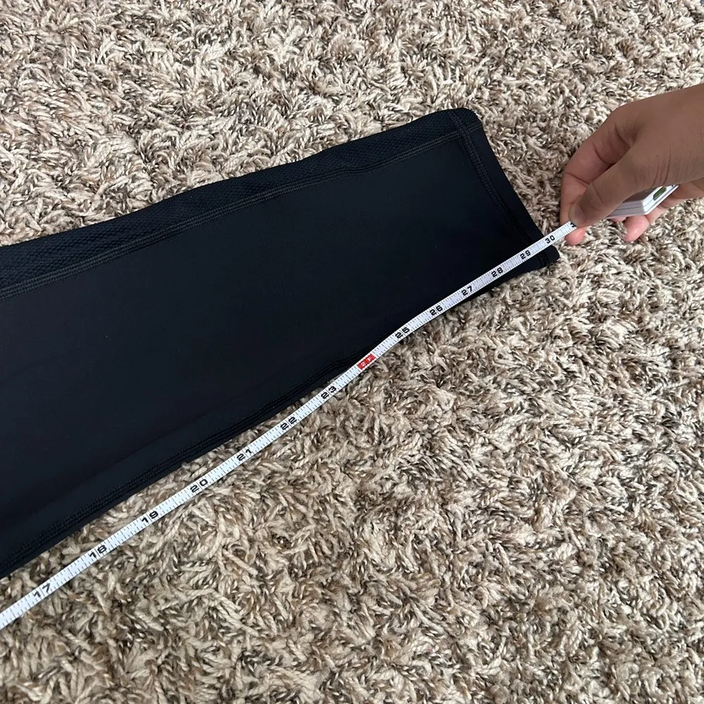 MICHI Black Mesh Side Full Leg Performance Leggings Sz M Size M - Image 8