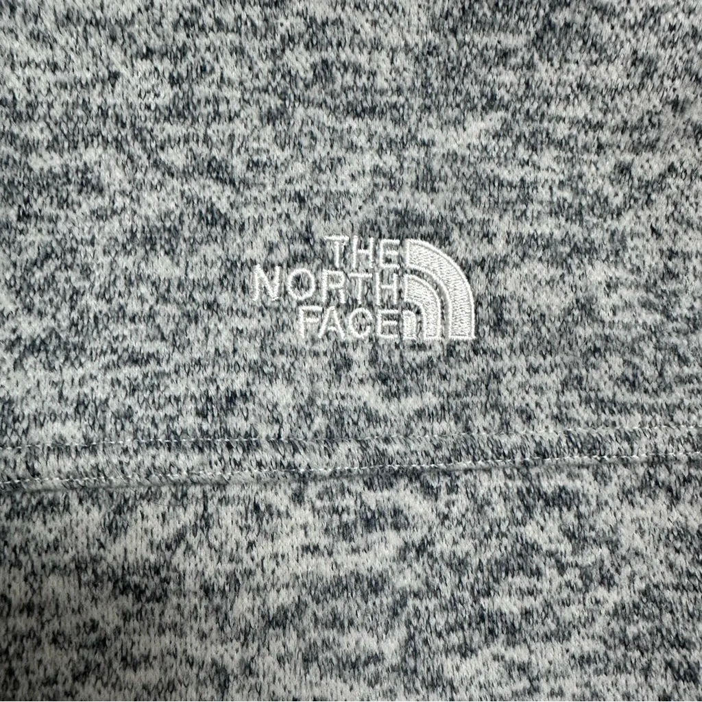 The North Face Gray and Cream Zip-Up Jacket Size Medium - Image 12