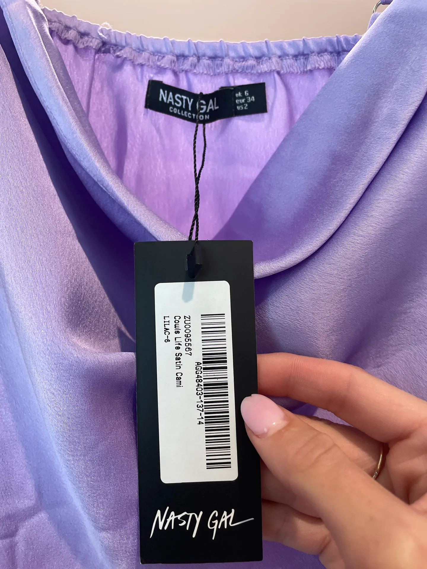 Nasty Gal Purple Top - Image 2