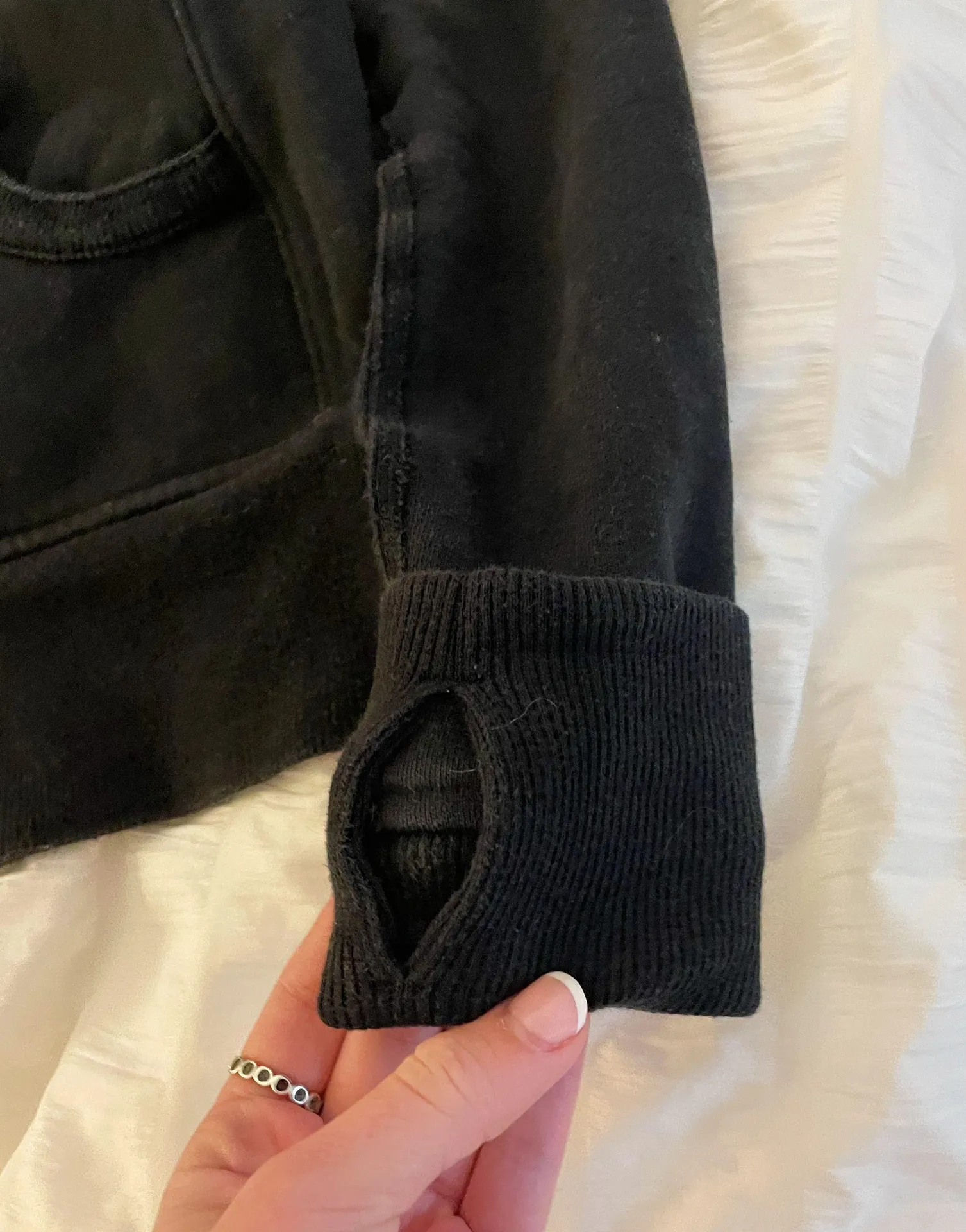 Lululemon Black Scuba zip up Hoodie - Image 4