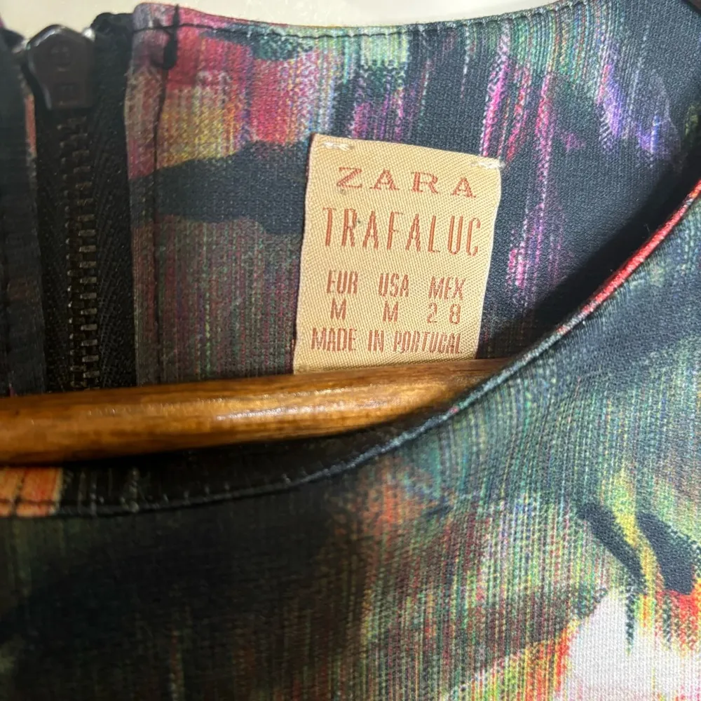 Zara Trafaluc Floral Print Fit and Flare Mini Dress - Image 5