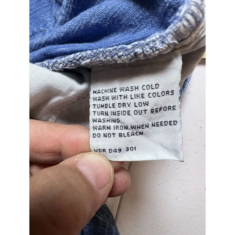 Vintage Nautica Corduroy‎ Blue Jeans Stretch 32 X 28 Bootcut - Image 8