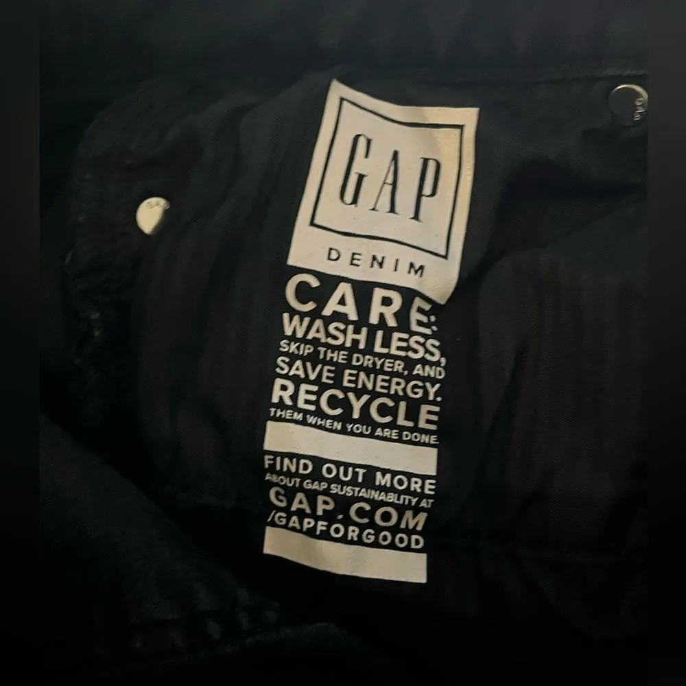 GAP Denim Curvy True Skinny Mid Rise Black Jeans Size 4/27 Petite - Image 6