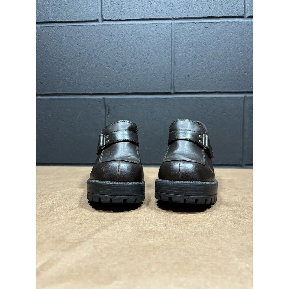 Lower East Side Vintage  Chunky Brown Y2K 90’s Platform Shoes Wmns Sz 7 - Image 2