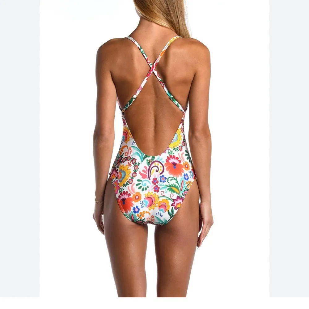 Sunshine 79 Women's Plunge Mio One Piece Swimsuit 2 swim bathing suit beach pool Red - Image 4