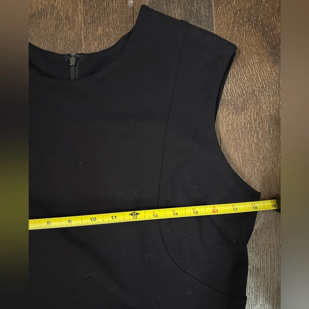 Drew Trudy Black Sleeveless Peplum Cocktail Dress Size 10 - Image 8
