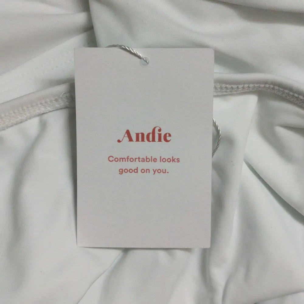 Andie Tulum LT Long Torso White Beach Pool Resort Crisscross MT New - Image 7