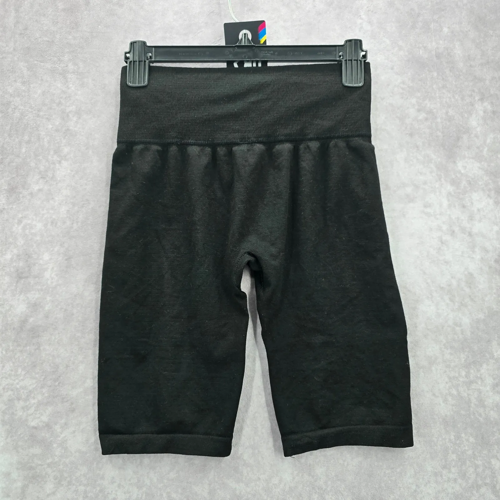 Shosho Black Shaping Tummy Control Compression Stretch Shorts Pants S Small‎ - Image 2