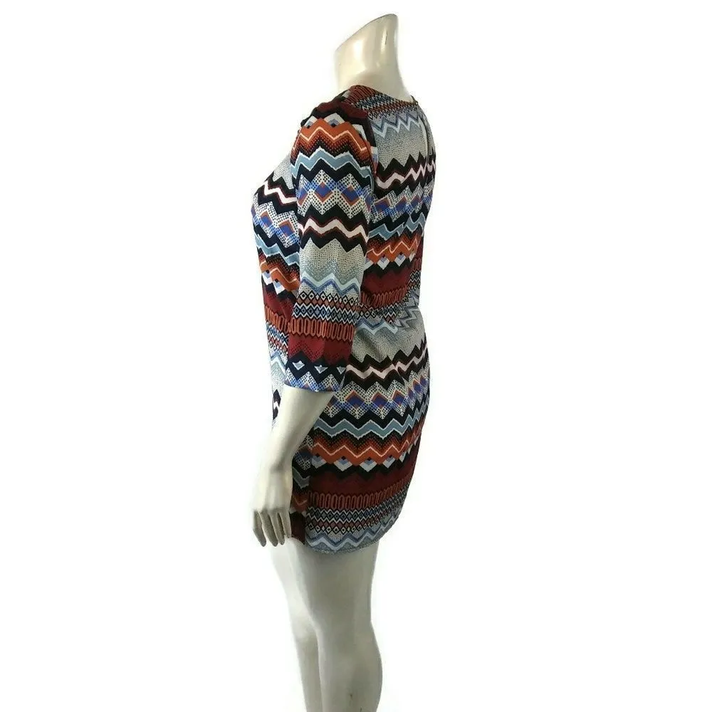 EVERLY Multicolor Shift Medium Dress - Image 3