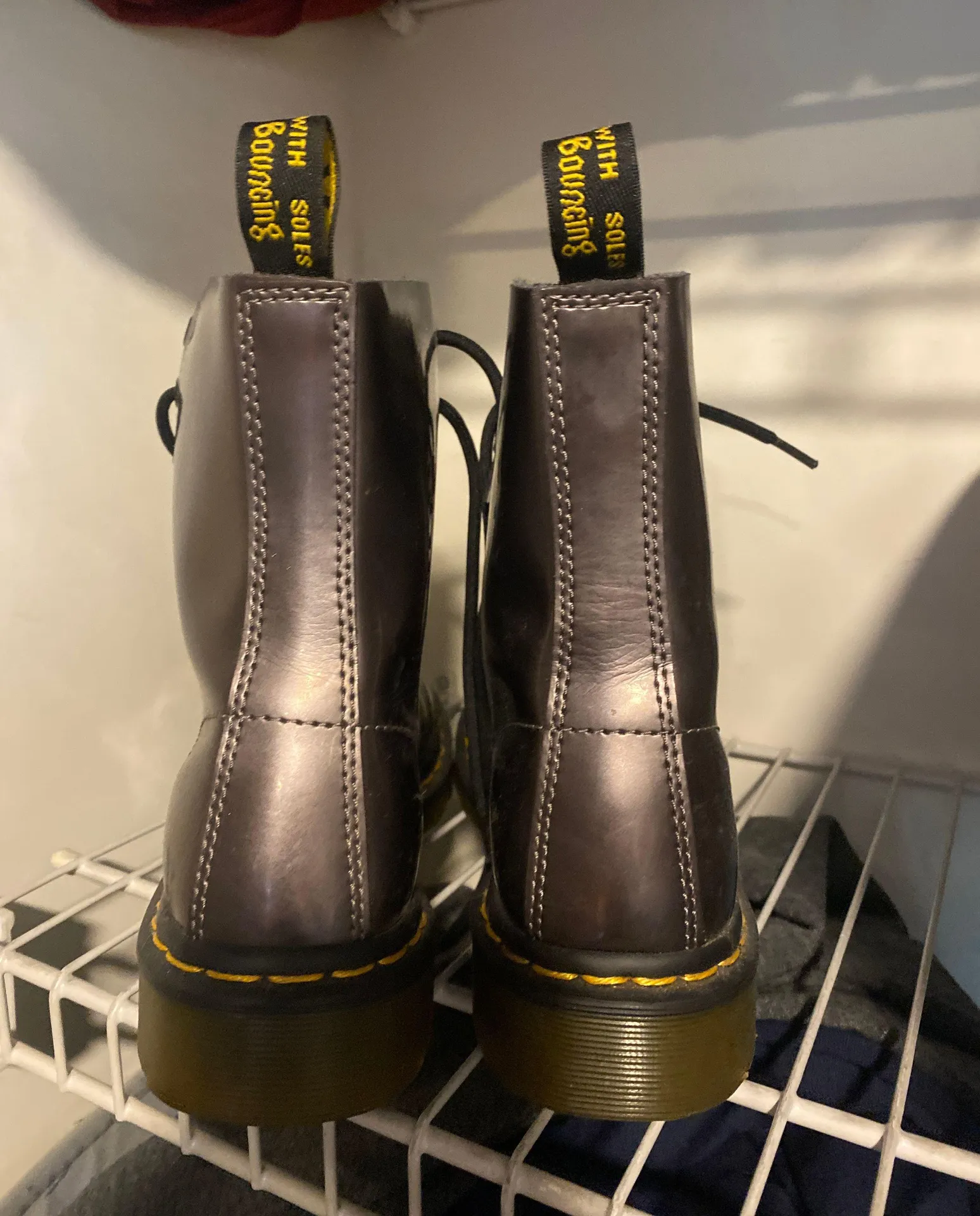 Dr. Martens Metallic Gray Fringe - Image 2