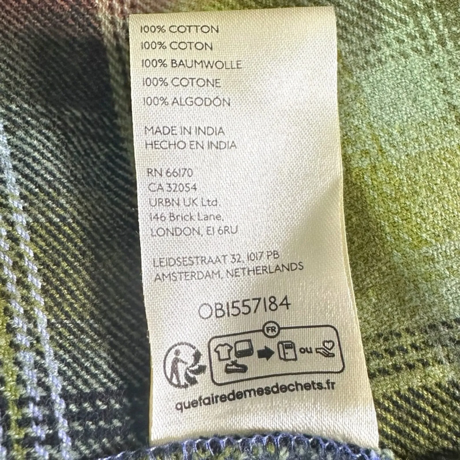 Free People Grunge 90s Flannel Plaid Izzie Cargo Shirt Jacket Shacket Medium - Image 15