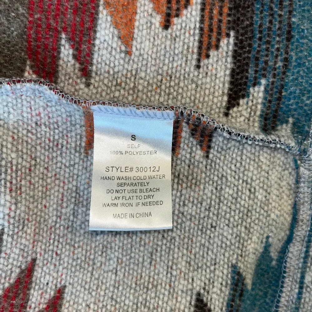 Women’s Blue B Aztec Jacket - Image 6