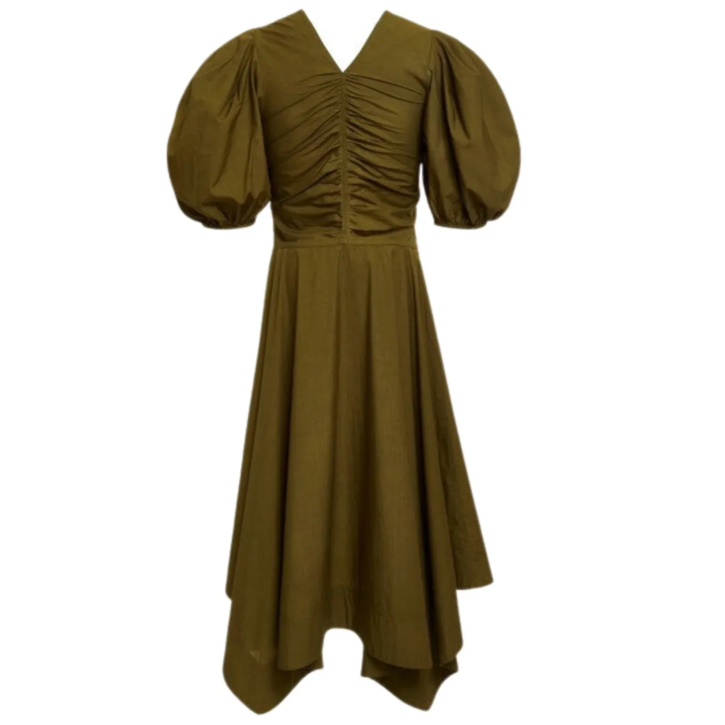 LOVE THE LABEL SYDNEY OLIVE DRESS‎ $355 SIZE MEDIUM Green - Image 2