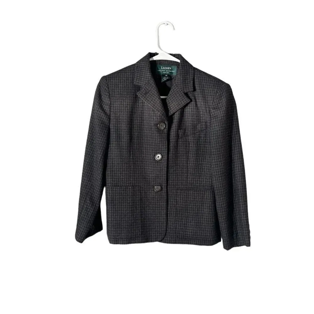 Lauren‎ Ralph Lauren Size 2P Wool Suit Jacket - Image 2