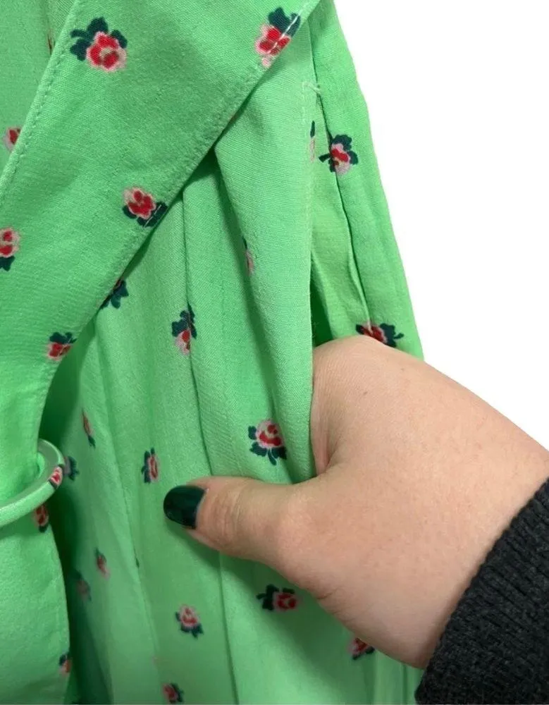 NEW NWT Faithfull The Brand Dolores Wide Leg Jumpsuit In Bisset Floral Spearmint - Image 8