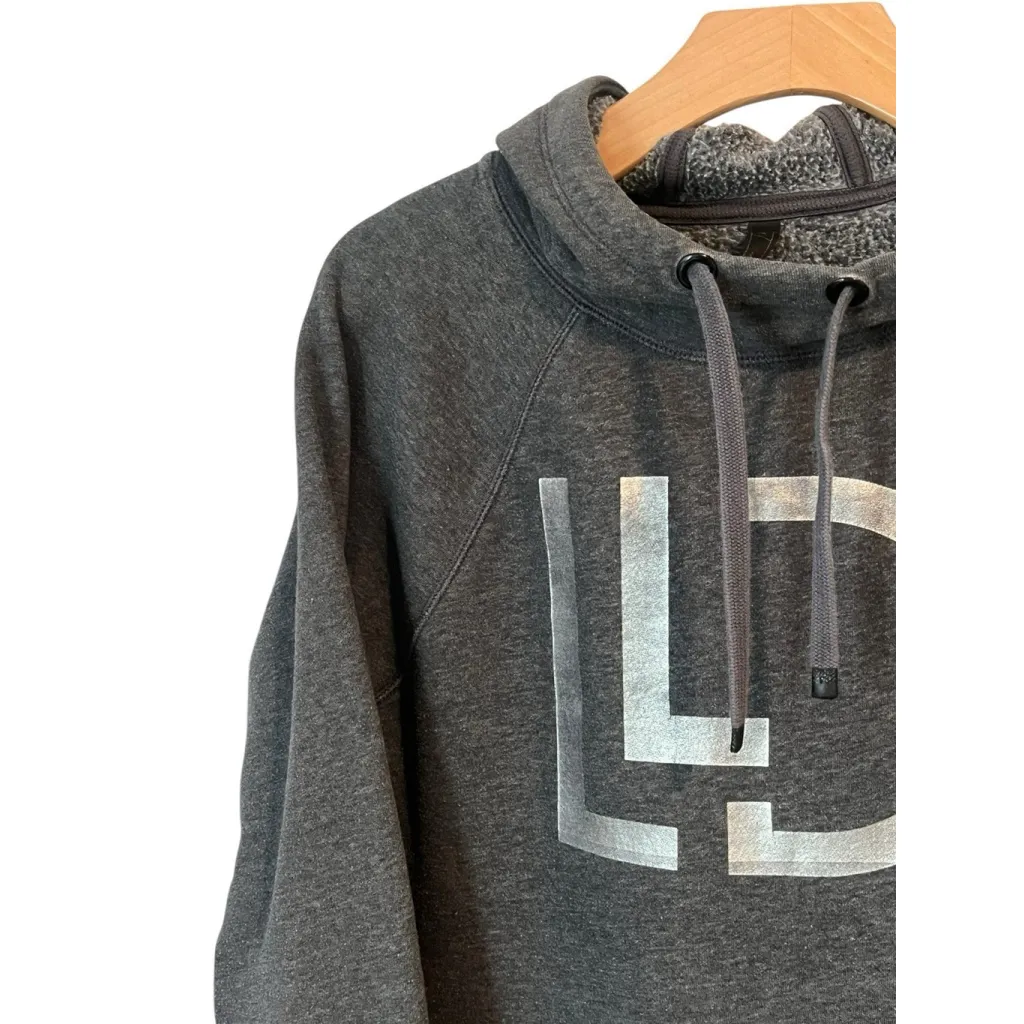 LaLuneDuCiel Hoodie Womens Size Medium Gray Pull Over Sweatshirt Jacket LLD Logo - Image 2