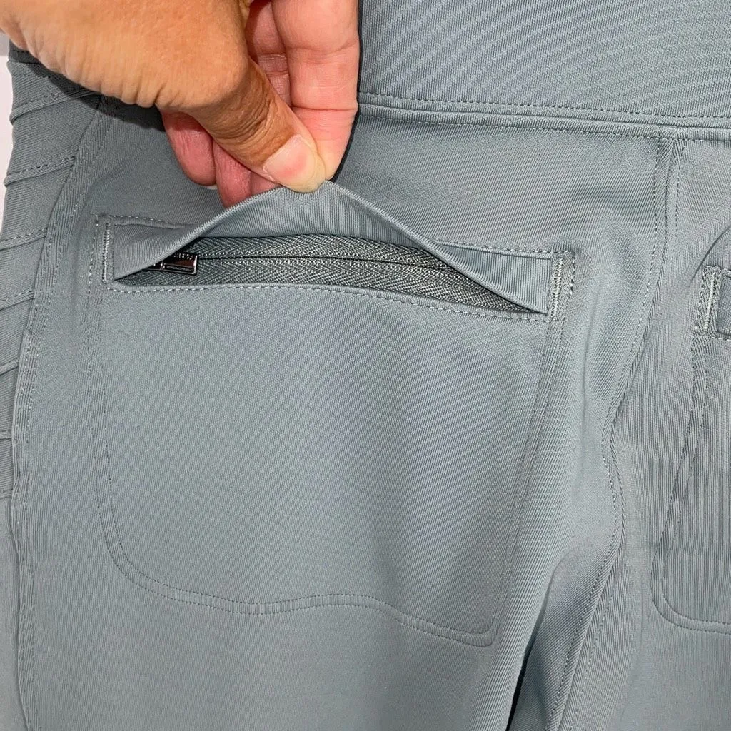 Athleta Women Delancey Moto Tight High Waist Legging Minimalist Grey Size XS NWT - Image 8