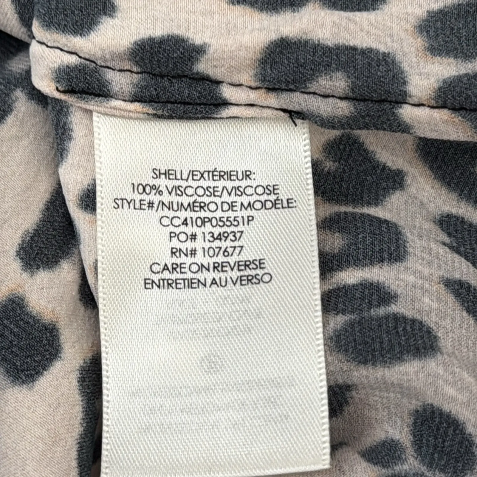 Alice + Olivia Jude Leopard Print Tunic Mini Button Up Shirtdress - Image 5