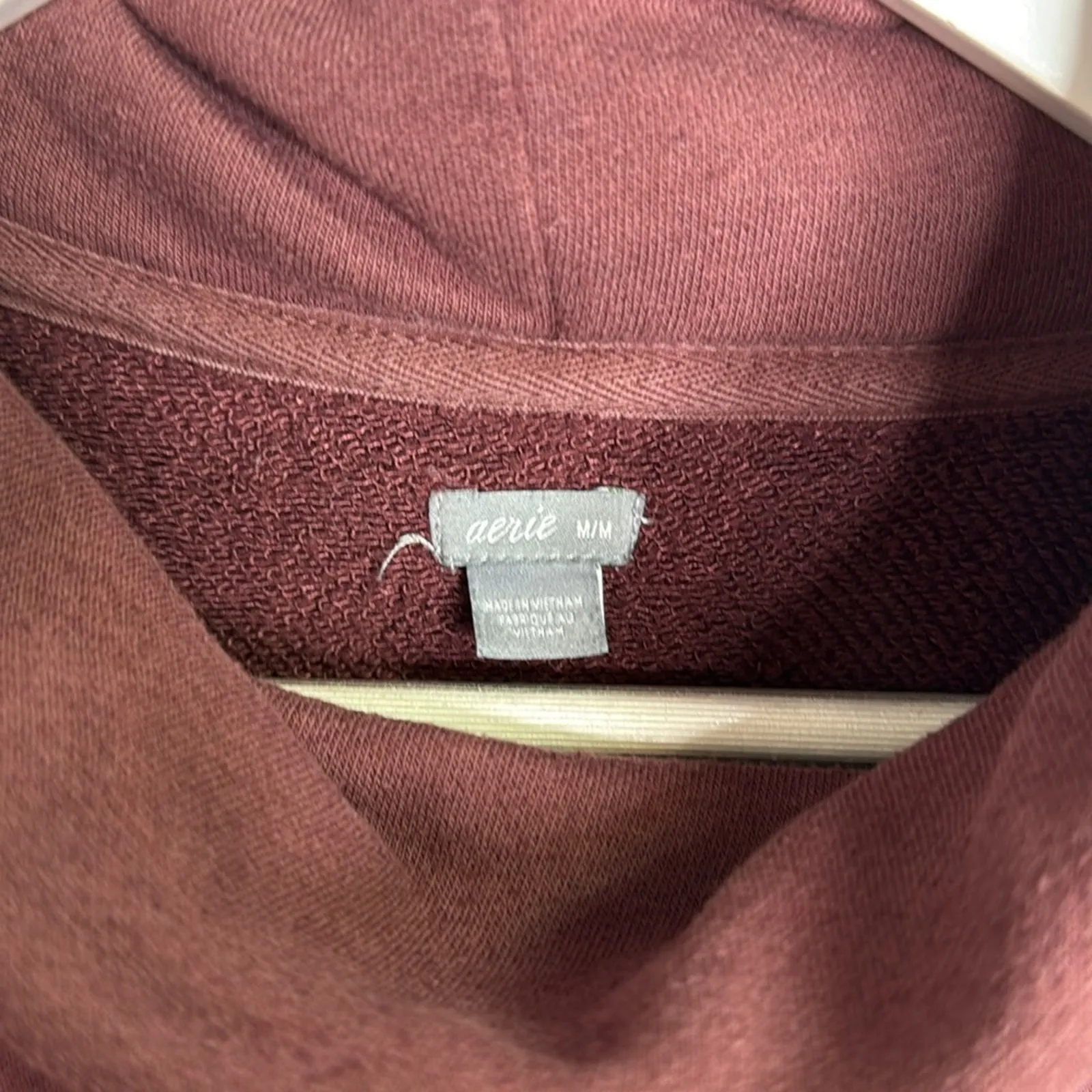 Aerie Mock Cowl Turtleneck Oversized Long-sleeve Sweatshirt Top W1815 Sz M - Image 3