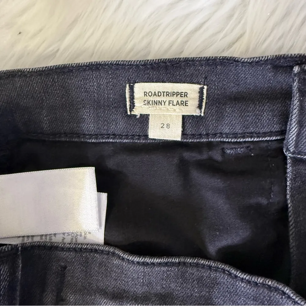 Madewell Roadtripper Skinny Flare Jeans Bellhaven Wash Women's Black Size 28 - Image 6