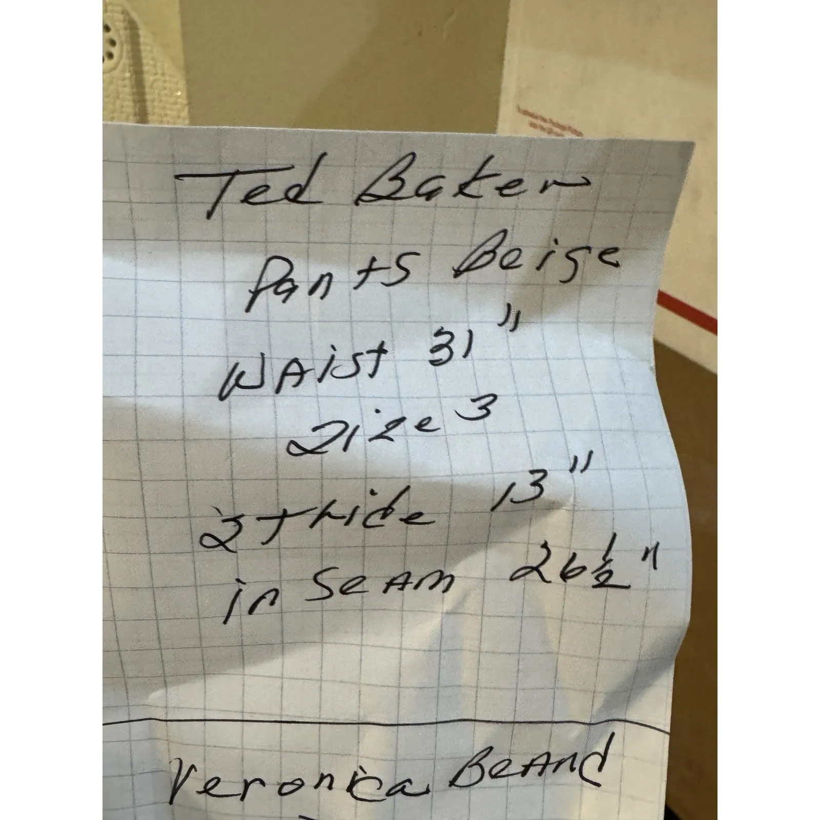 Ted Baker London Womens Faux Leather High Rise Natural Size‎ 3 US 6-8 Barrel - Image 11