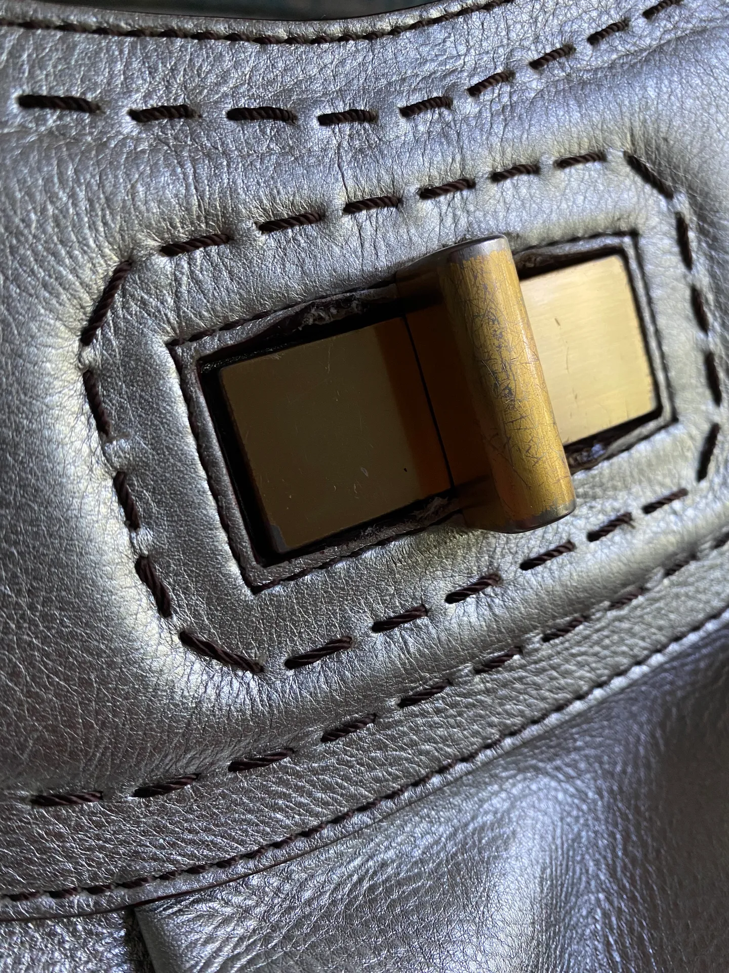 Silver Leather Purse - Image 6