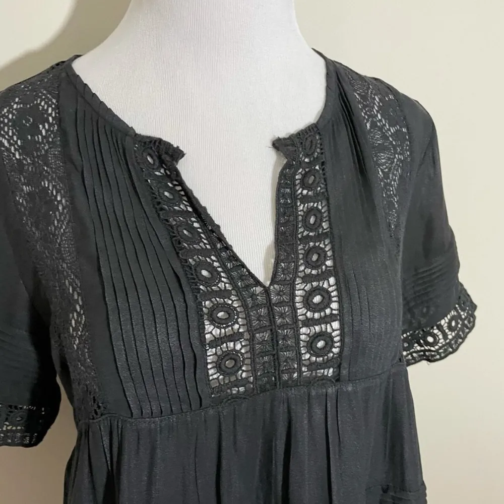 Anthropologie  Maeve Tiered Lace Tunic - Image 6