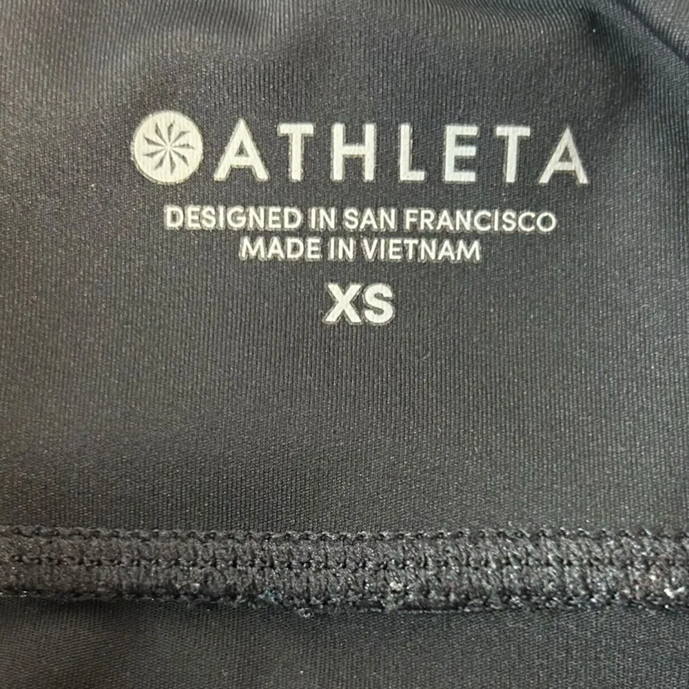 Athleta Women's Black Pull On Soft With Pockets Ankle Legging Size X small - Image 9