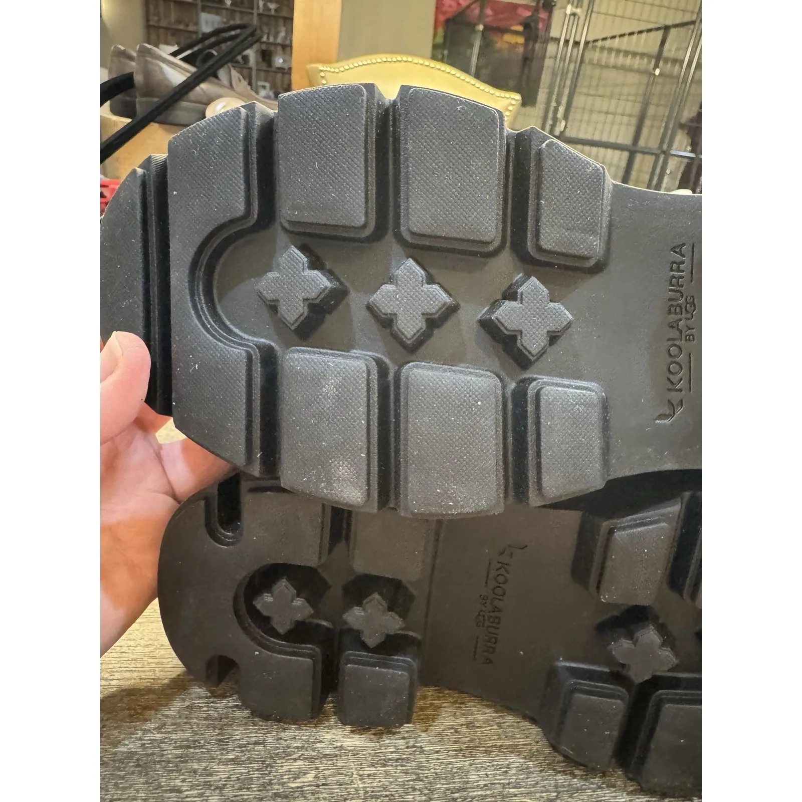 Koolaburra By Ugg Jozie Womens Hiking Boots Fleece lined Size‎ 5 NEW Black - Image 7