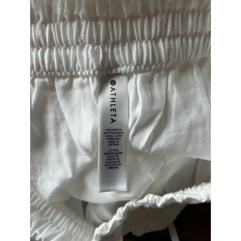 Athleta  White Cotton Dreams Sleep Pants - Image 5