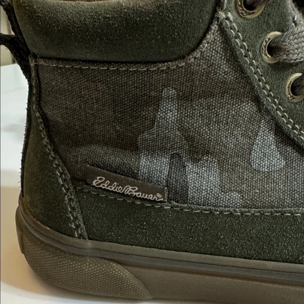 Eddie Bauer Olive High-Top Sneakers - Image 2