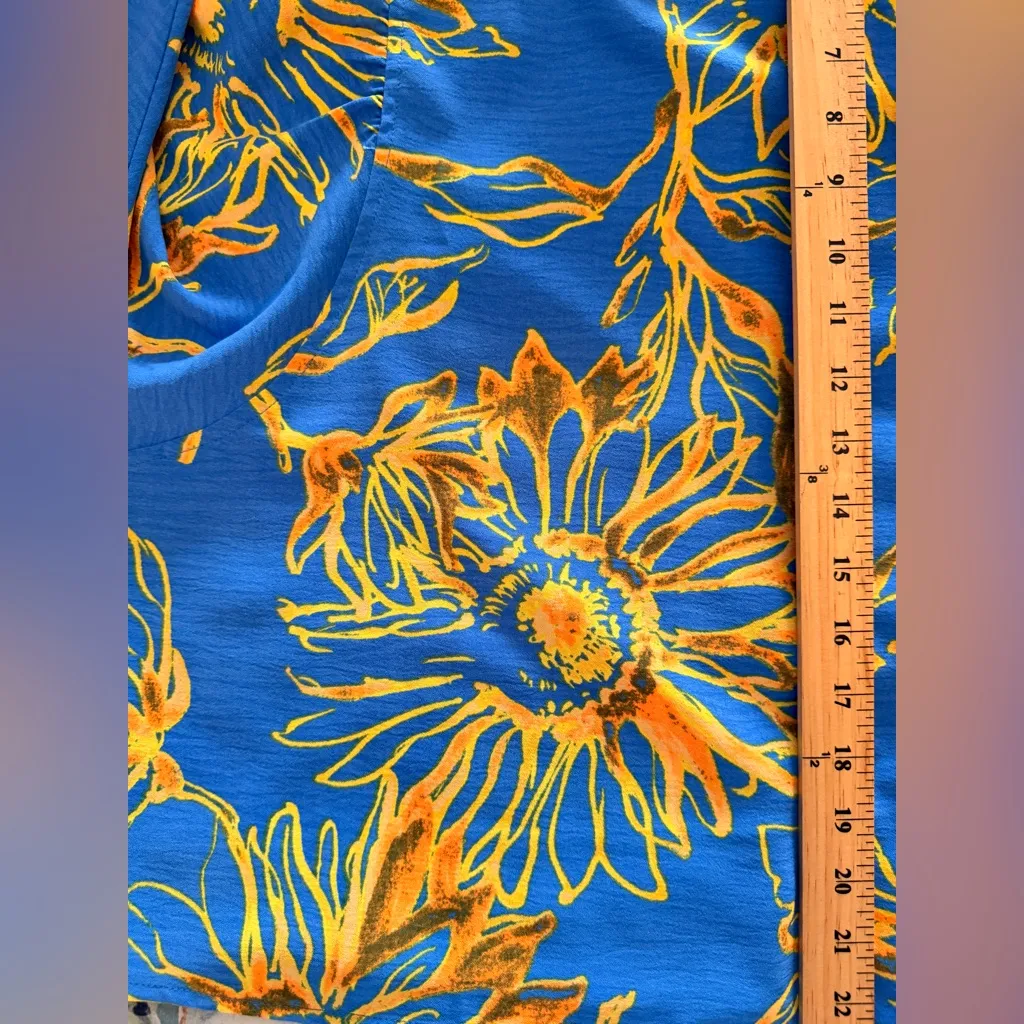 ODDI M Boutique Dolman-Sleeve Sunflower Top - Image 14