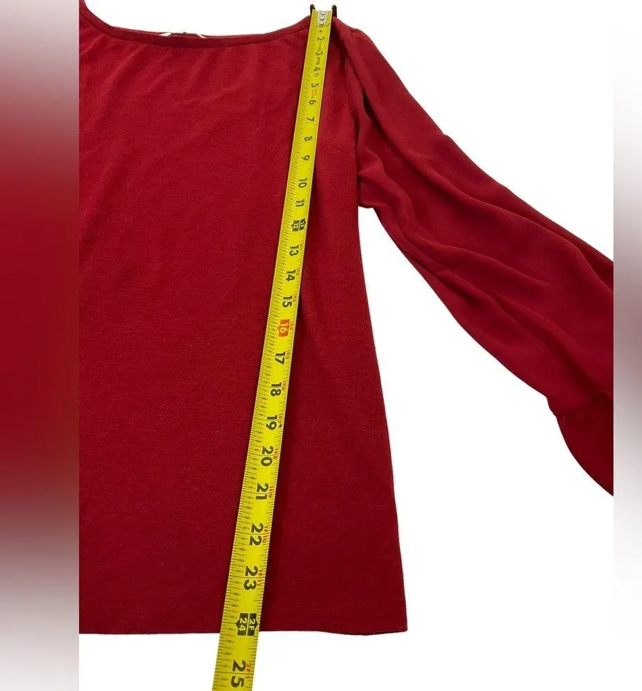 Loft Blouse Longsleeve Top Size Small - Image 5