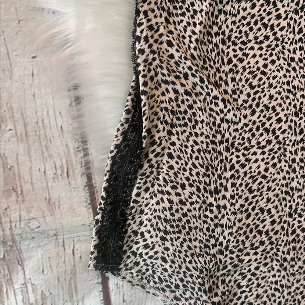 Victoria’s Secret Modal Black and Cream Lace Details Short Pajama Set - Image 2