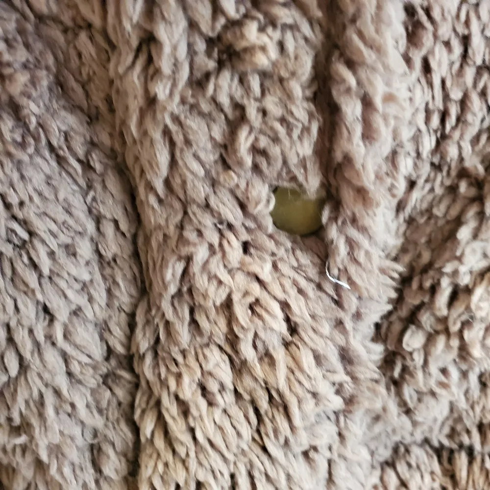 DejaVu mocha brown Teddy coat small collared zip - Image 12