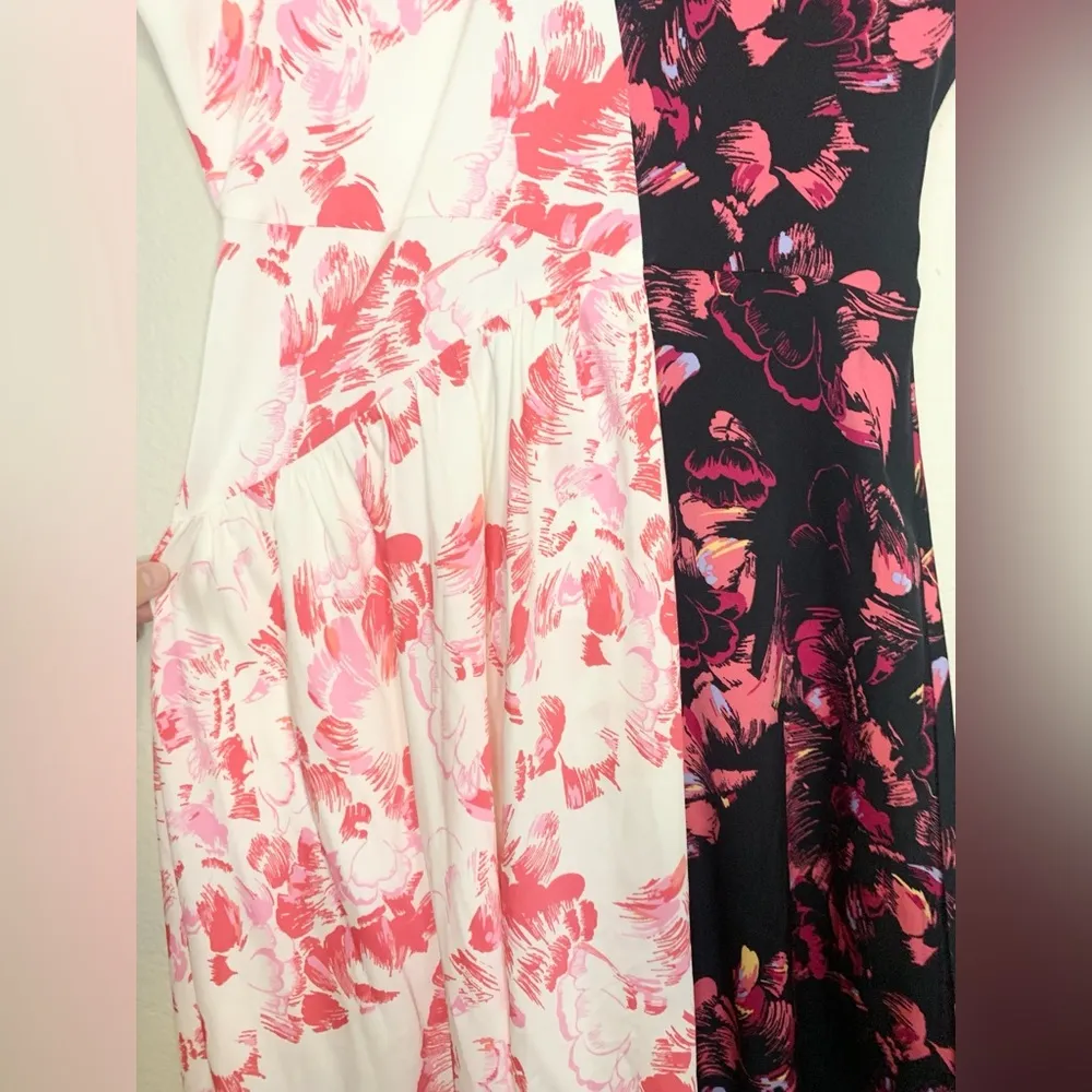 Lewit Womens Floral Colorblock V - Image 10