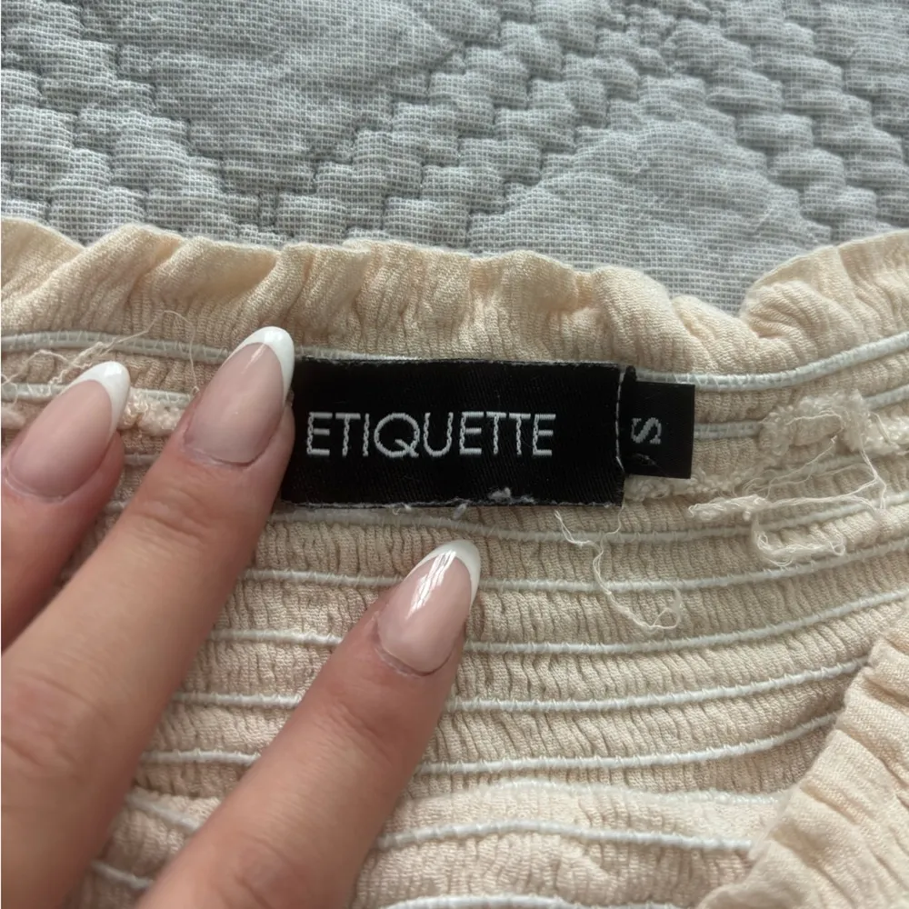 Etiquette Cream Skirt White - Image 4