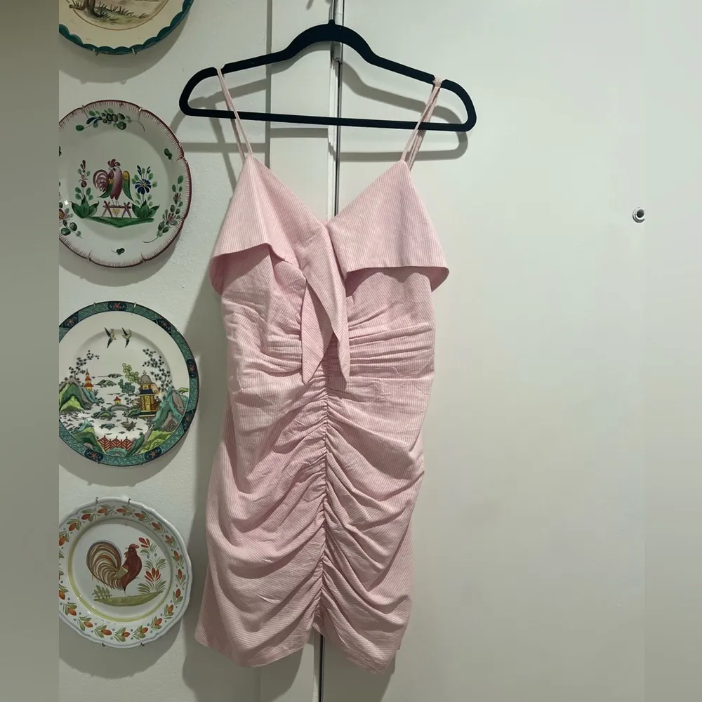 superdown  Pink Ruffle Mini Sundress - Image 6