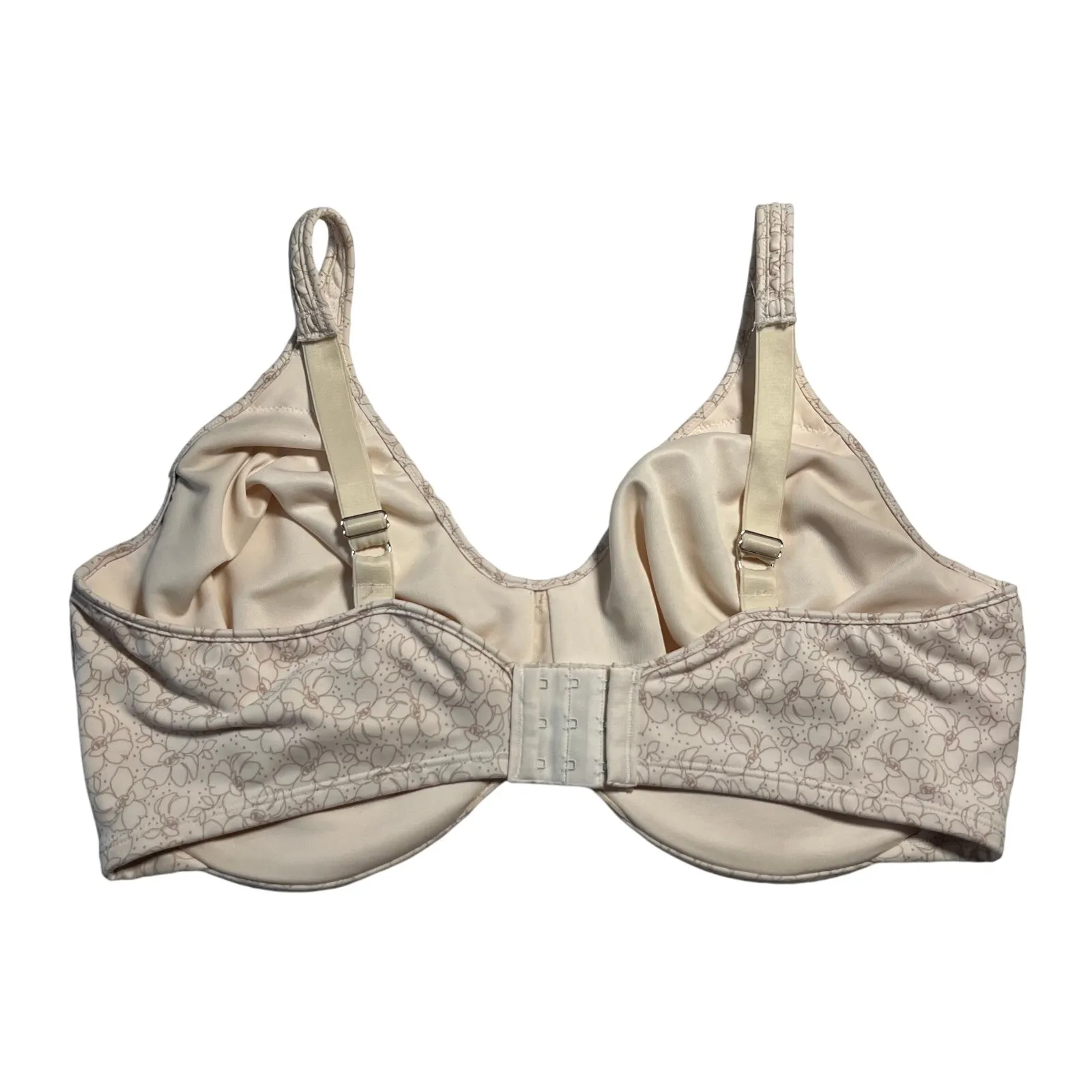 Bali Passion for Comfort Minimizer Underwire Bra Flower Dot Print Size 42DDD - Image 3