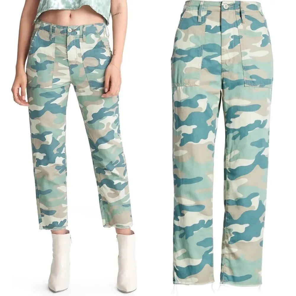 MOTHER The Shaker Chop Crop 24 Blue - Image 12