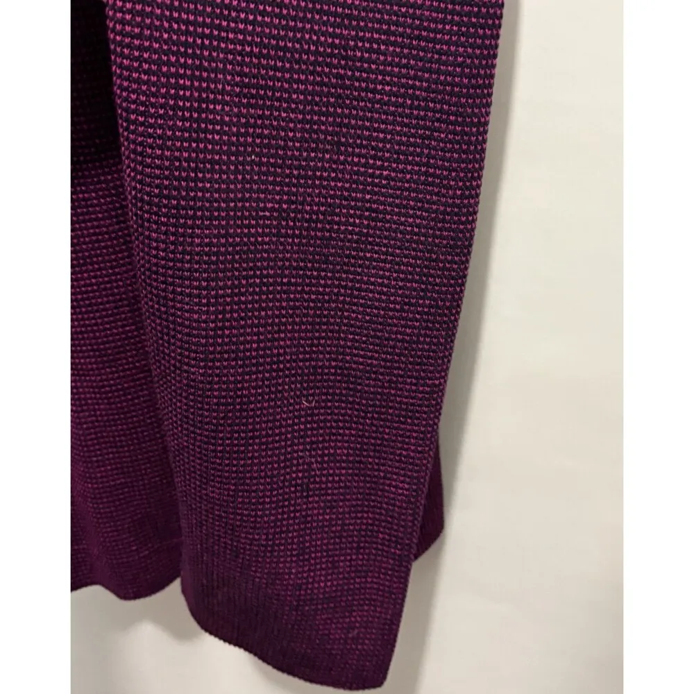 Ming Wang Sweater Women’s XL Pink Black Mock Neck NWT - Image 5