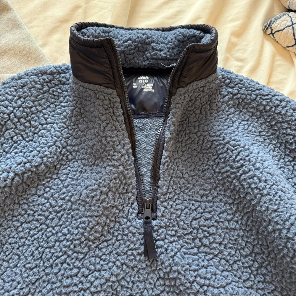 Aerie Sherpa oversized quarter zip sweater - Image 4
