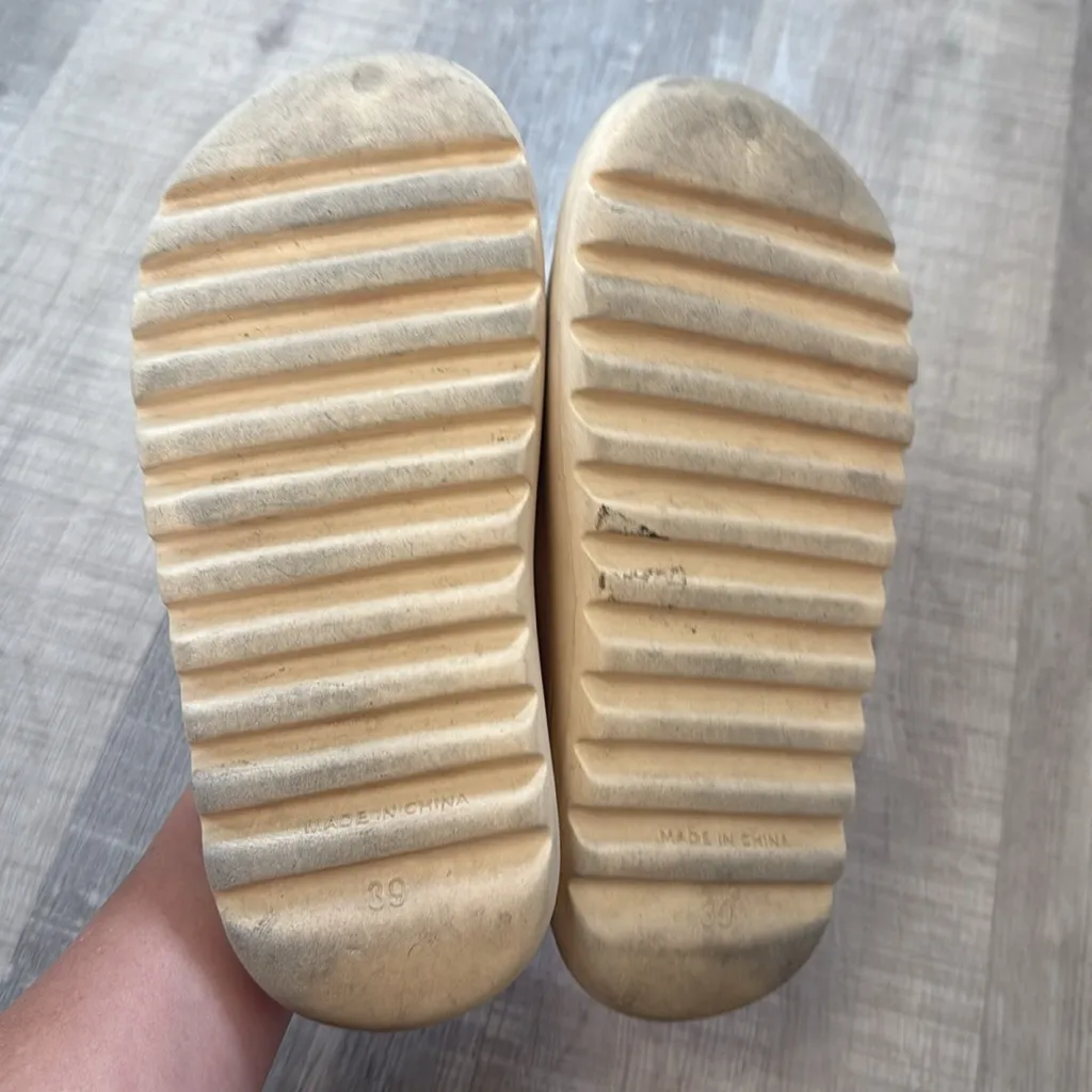 3 for $15 Beige Slide Sandals - Image 2