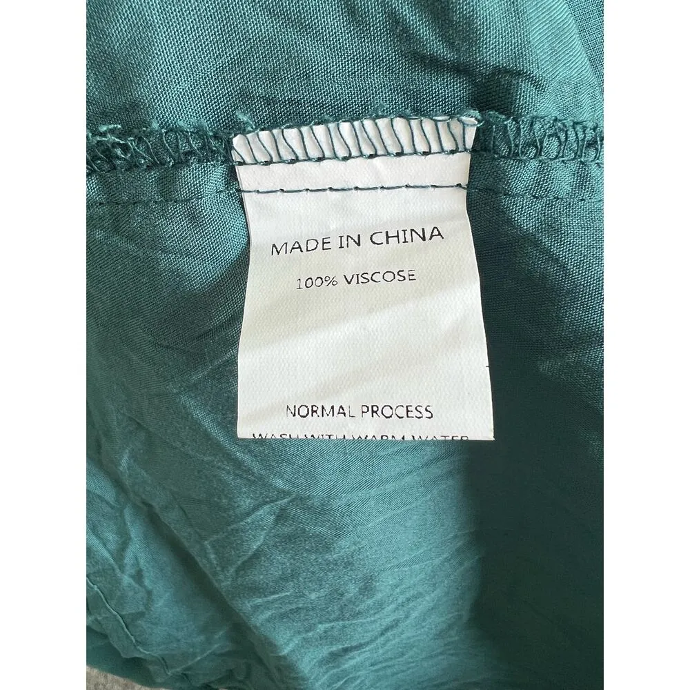 Simplee Long Sleeve Square Neck Ruffle Dress NWT Large - Image 7