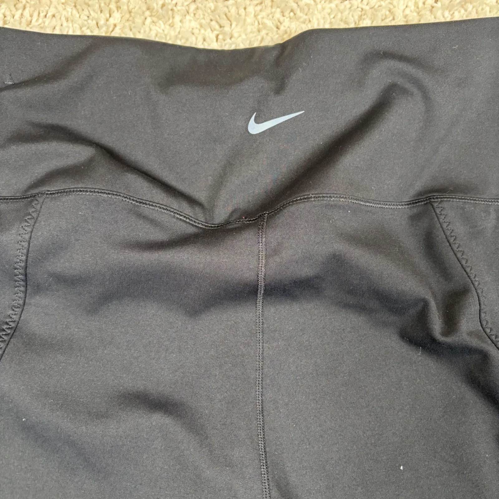 Nike Dri Fit Womens Leggings Black Athletic Workout Gym Size 2X - Image 7