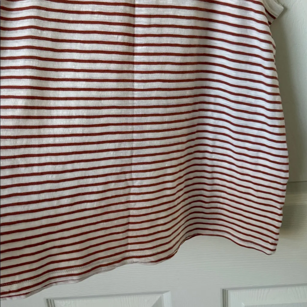 a.n.a Red and White Striped Top - Image 7