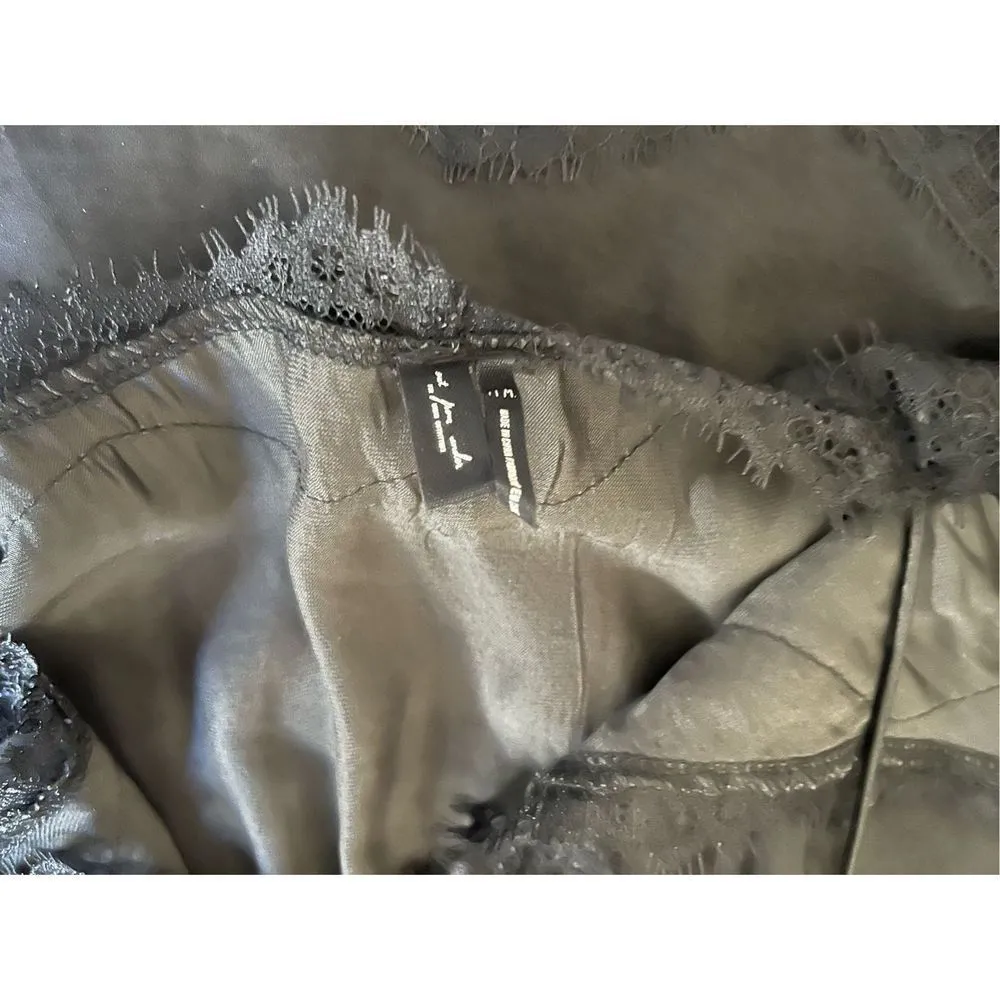 Urban Outfitters Out From Under Black Lace Trim Slip - Image 4